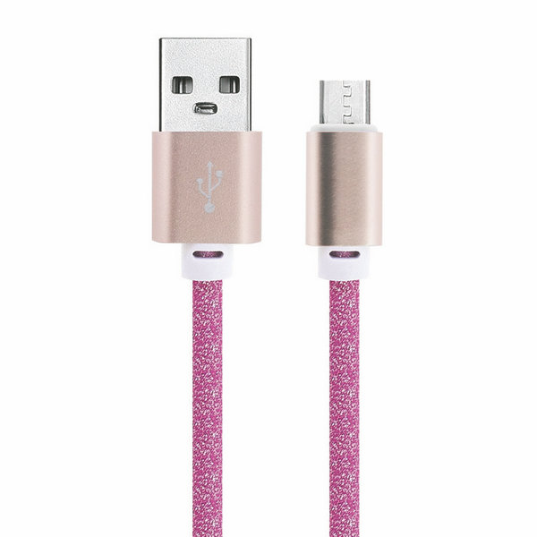 Micro USB 彩虹數(shù)據(jù)線 皮革材質(zhì) 高端亮眼 數(shù)據(jù) 充電 同步